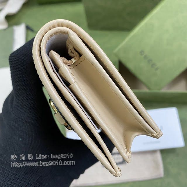 Gucci专柜新款女包, 古驰jackie1955零钱包 Gucci翻盖短夹钱包 621887  gdj1708